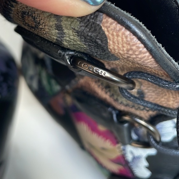 EUC Coach x Kaffe Fassett Lace Up Chain Bootie Sz 9.5 EU40 Rare - Picture 8 of 16